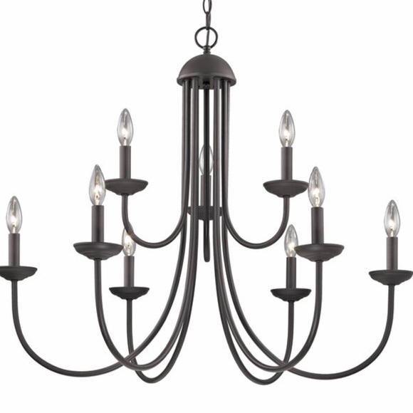 Charlton Home shop Bordelon 9-Light Chandelier - Picture 2 of 2